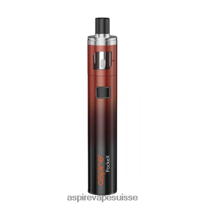 Aspire Pockex kit édition anniversaire | Aspire Vape Sale J404NX120 dégradé rouge